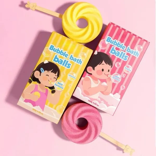 🍭🧼 Lollipop Bath Bomb – Releases colorful bubbles when it hits the water, with a long-lasting fragrance – Cash on Delivery ✅