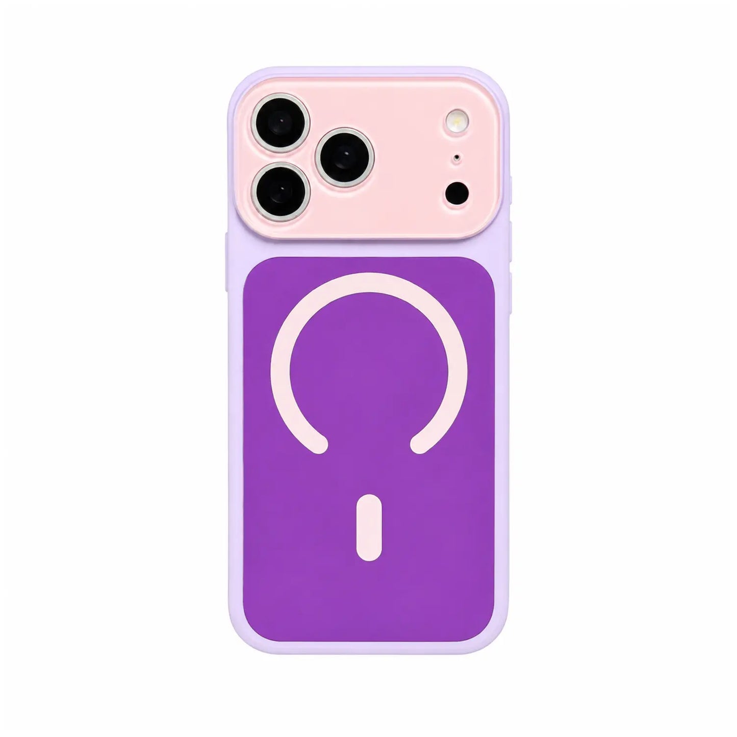 🔥Summer Hot Sale 🌈Dopamine Color Block MagSafe Case – Ultra-Slim Matte Hard PC Cover for iPhone 17 Pro Max