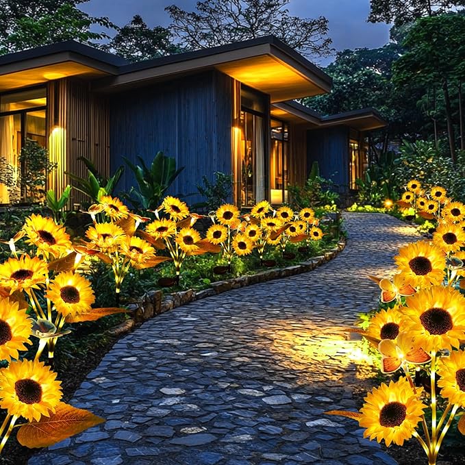 🌻 Realistic & Weatherproof | 2026 Hot Sale Solar Sunflower