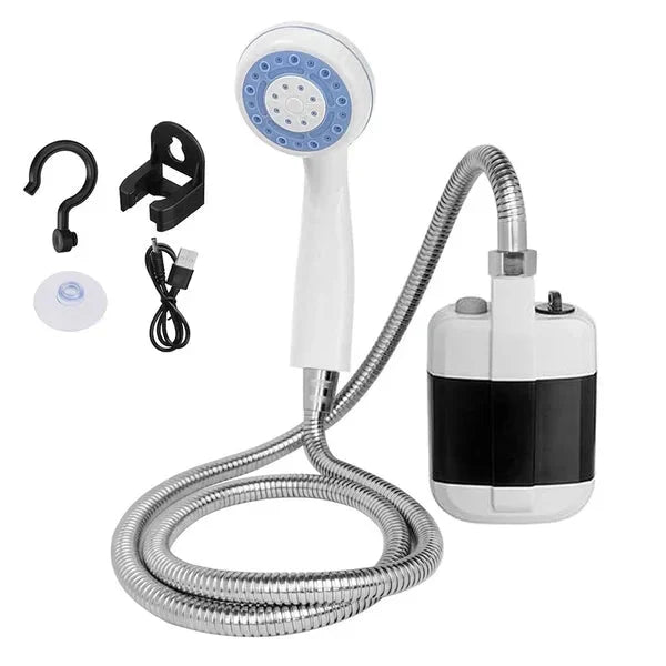 49% OFF ✨ Portable Outdoor Electric Shower Kit- Handheld Camp Shower for Travel, Hiking & Gardening