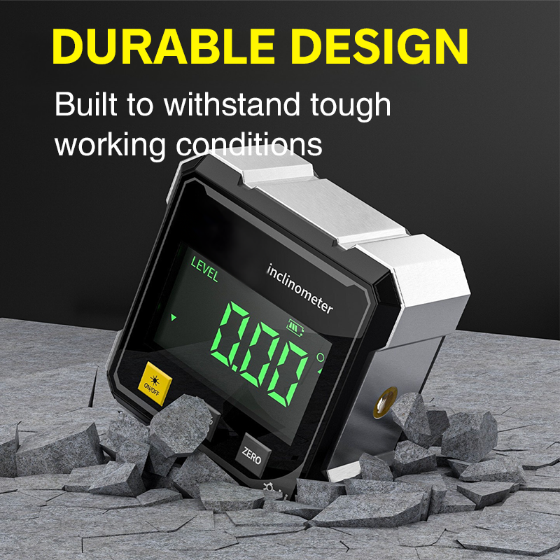 π Magnetic Digital Angle Gauge β Precision Angle Measurement, Strong Magnetic Base, Easy-to-Read LCD Display π οΈ