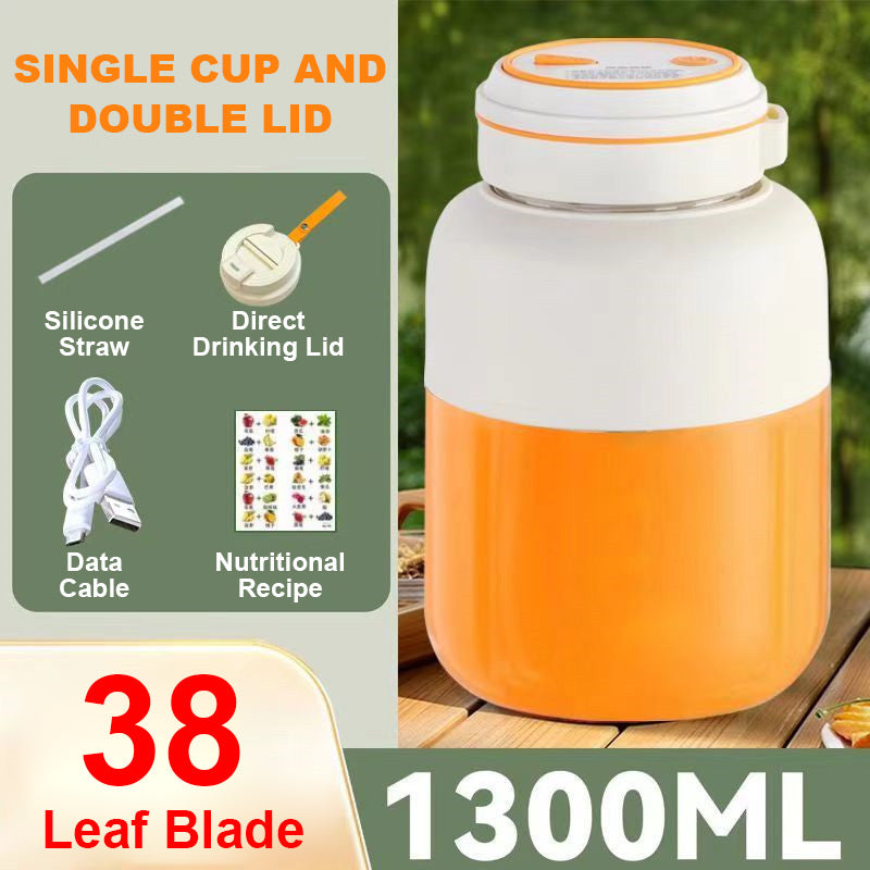 🍹 50% OFF NOW! 🔋 Multifunctional Portable Wireless Juicer Cup – Cordless, Rechargeable & Perfect for Fresh Juice Anywhere 🧃