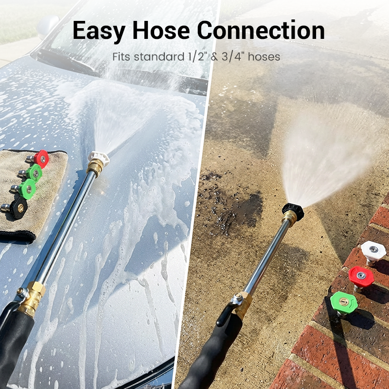 🚗 Multifunction High-Pressure Car Wash Wand