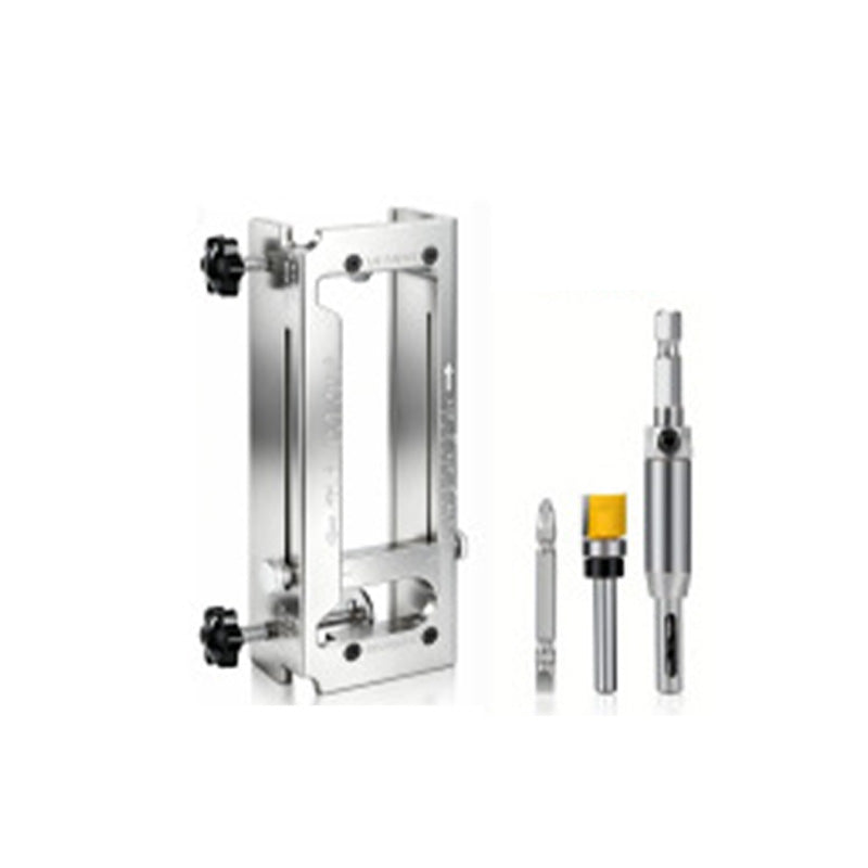 🚪🔧 Adjustable Door Hinge Mortise Jig Kit – Perfect Hinge Recesses Every Time! | Fits All Standard Hinge Sizes – DIY Made Easy 🛠️