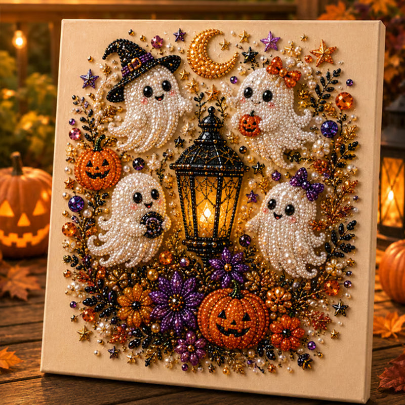 🔥Hot Sale✨ 50% OFF👻Halloween Ghost Pearl Art DIY Kit🎁