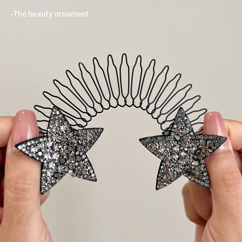 💇♀️✨ Flexible Invisible Hair Comb—invisible, flexible, and non-slip—instantly creates a perfectly secure hold! 🌟