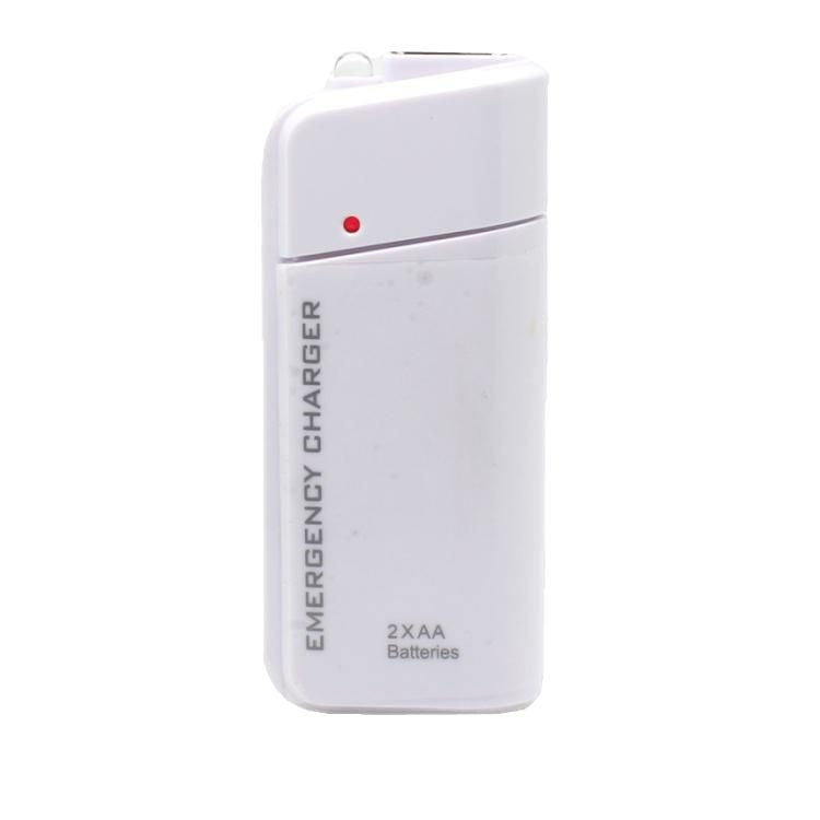 💥 BUY 2 GET 1 FREE (3PCS)🥳Portable Emergency Phone Charger AA Battery Powered Power Bank with LED Flashlight