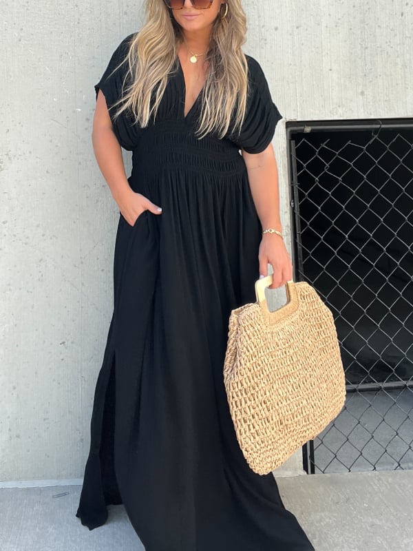 Hot Sale 50% OFF💗New fashion Slit effortless long dress