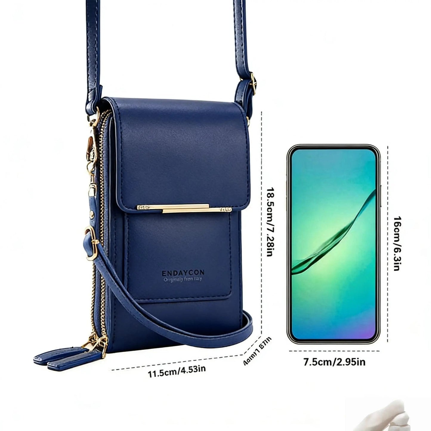 🏆Last Day Promotion：ONLY ￡9.99!!👜 📱 Simple and elegant women's touchscreen crossbody phone wallet(📦 Buy 2 Free Shipping)