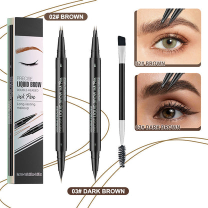 🔥2025 NEW YEAR Sale🔥 2-in-1 Dual-Ended Microblading Eyebrow Pen