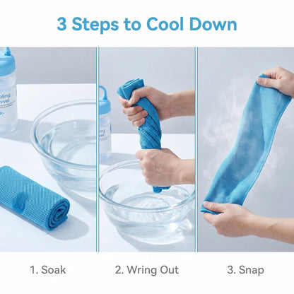 ⏰Last Day Buy 1 Get 1 Free❄💦Cold Sweat Towel You Can Use Anywhere, Anytime! Reusable Soft Absorbent Cooling Portable– UK Ready! 🇬🇧