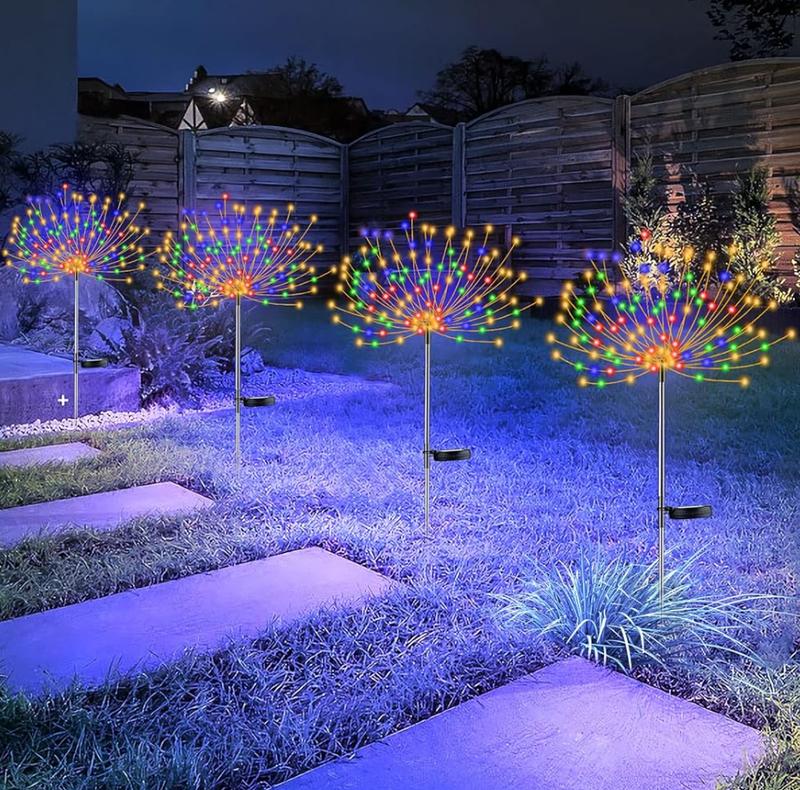 Waterproof Solar Garden Fireworks Lamp