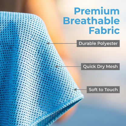⏰Last Day Buy 1 Get 1 Free❄💦Cold Sweat Towel You Can Use Anywhere, Anytime! Reusable Soft Absorbent Cooling Portable– UK Ready! 🇬🇧