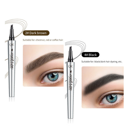 🎉 Oferta increíble 80% DE DESCUENTO🔥¡Compra 1 y llévate 1 gratis!💎¡Resistente al agua y 4 puntas para cejas naturales!