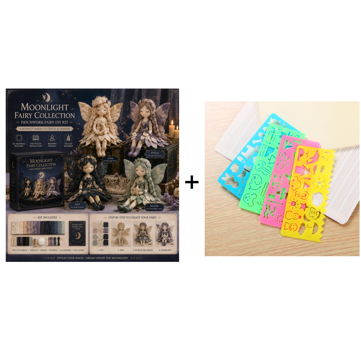 🔥LAST DAY 50% OFF🧵Fairy Patchwork DIY Collection