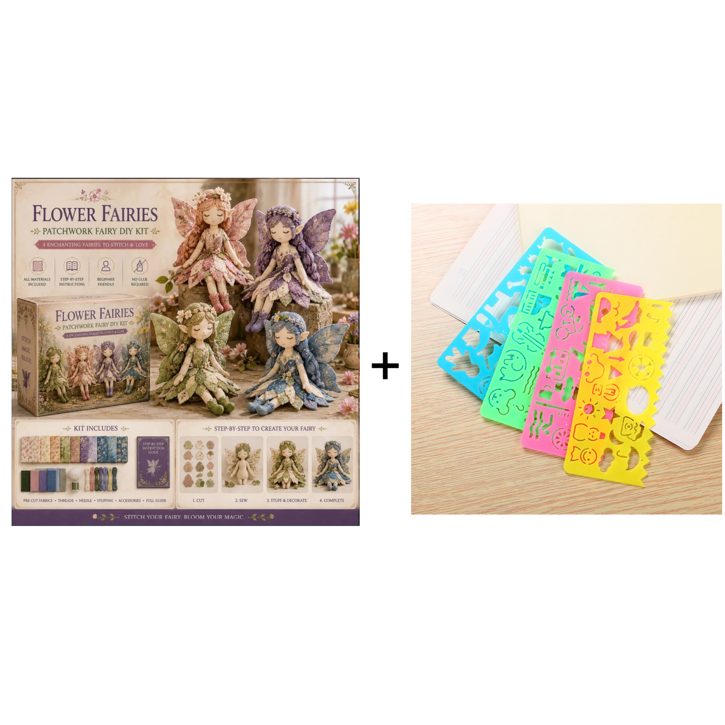 🔥LAST DAY 50% OFF🧵Fairy Patchwork DIY Collection