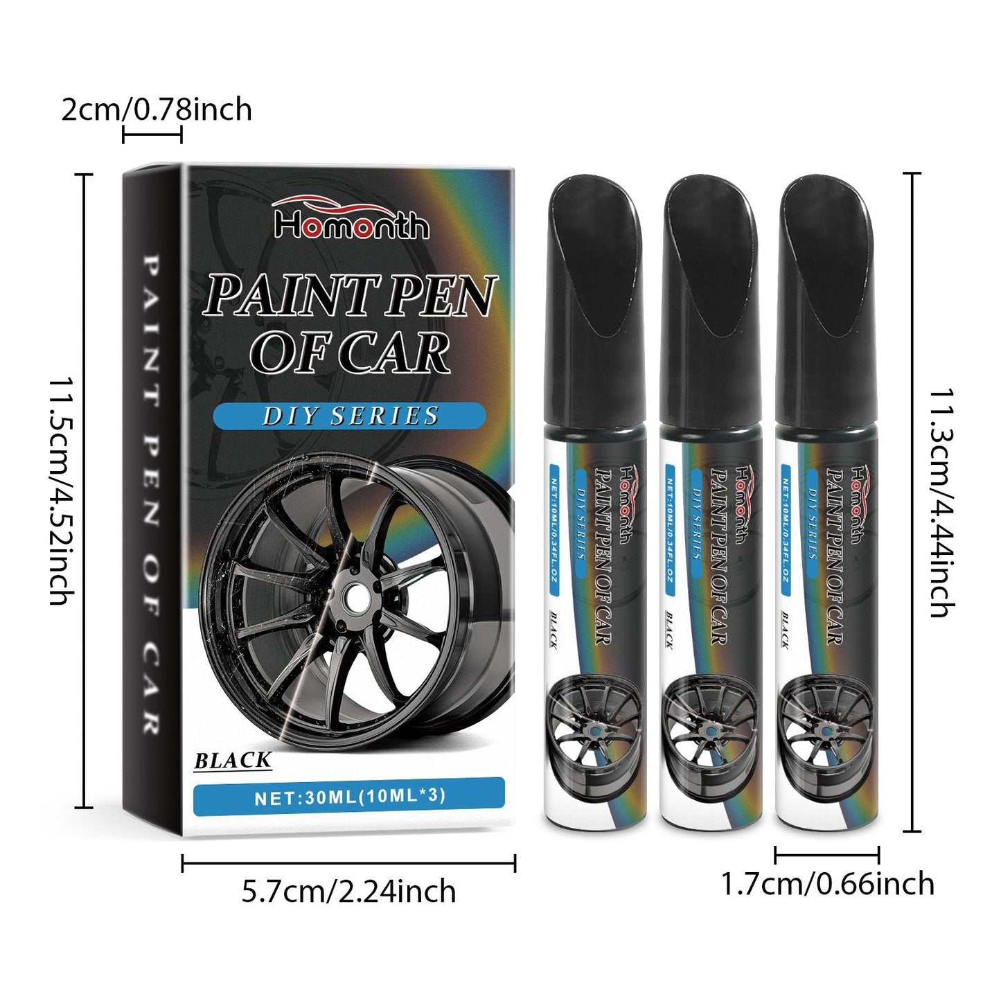 🏆Magic Car Scratch Repair Pen – Fix rim scratches in minutes. Permanent, no‑drip formula. Includes clear coat. ✨🔧