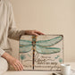 Dragonfly Memorial Garden Sign – “Those We Love Don’t Go Away” Sympathy Gift, Remembrance Outdoor Decor