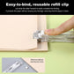 📎 2er-Pack Tragbarer Binderclip-Hefter + 100 Clips – Zerstörungsfreier Papierklammer-Spender für Büro, Zuhause & Schule 🏫✏️