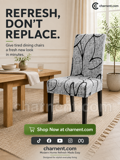 ⏰🔥LIMITED TIME 50% OFF!🔥50K+ SOLD!  🪑Stretch Dining Chair Cover