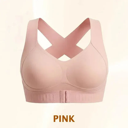 💖Front Closure Cross-Back Wireless Posture Bra