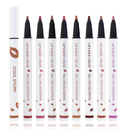 🔥 COMPRA 1 Y LLÉVATE 1 GRATIS, Cada uno por solo £4.99💋Delineador de labios mate de larga duración y resistente al agua