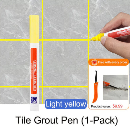 🔥Anti-mould and waterproof joint pen for ceramic tiles