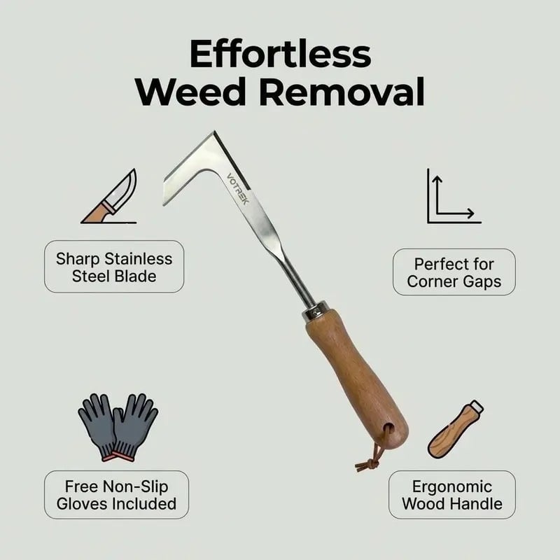 2026 New Crack Weeder Tool Crevice Cleaning Tool