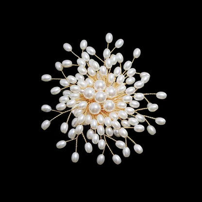 Ladies' high-end exquisite handmade pearl brooch