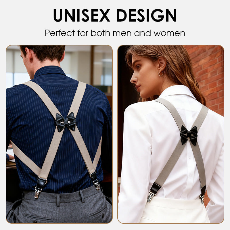 ⏳LAST DAY SALE 60% OFF !!📢Men's X-Back Suspenders with Hook Clips