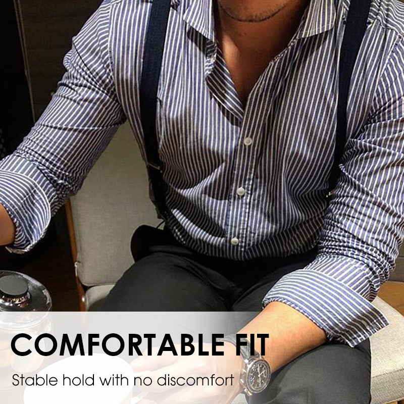 ⏳LAST DAY SALE 60% OFF !!📢Men's X-Back Suspenders with Hook Clips