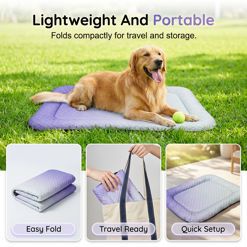 💖LAST DAY SALE ONLY￡7.99!!❄Pawchill™🇬🇧Pet Cooling Mat for Dogs & Cats 🐾 Naturally Cool Ice-Silk Pad • Breathable, Washable & Soft 🌿  For Floors, Sofas & Car Travel • Multiple Sizes • Gradient Colours ☀️🐶🐱