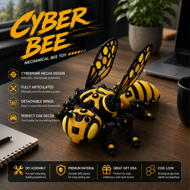 🐝 Mechanical Bee Figurine