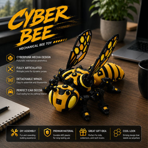 🐝 Mechanical Bee Figurine