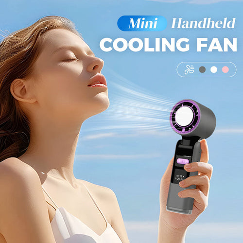 ❄️CoolHill™ ProBreeze Portable Fan –💨High-Velocity, Foldable & Rechargeable 🌬️⚡ | Travel-Ready Cooling for UK Summers ☀️, Holidays ✈️ & Outdoor Adventures 🏕️
