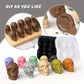 3D Skull Silicone Ice Cube Mold (6-Cavity/BPA-Free)
