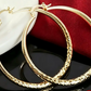 🎉COMPRA 1 Y LLÉVATE 1 GRATIS🎁 Pendientes de aro con corte de diamante para mujer – Elegantes y brillantes 💎