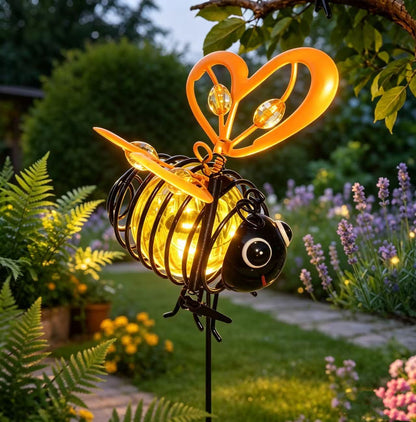🌙🍃🪴 LIMITED-TIME 50% OFF! Hanging Solar Bee Light – Warm Amber Glow, Flicker-Free, Perfect for Garden Parties, Camping, or Kids’ Rooms – Spread Joy Day and Night 🌞🌜
