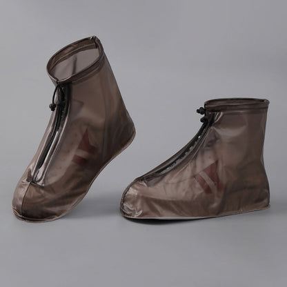 Waterproof Shoe Covers with Zipper & Adjustable Drawstring