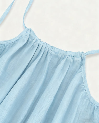 💃LAST DAY SAEL 50% OFF!!✨Women's Solid Color Backless Cami Dress💕