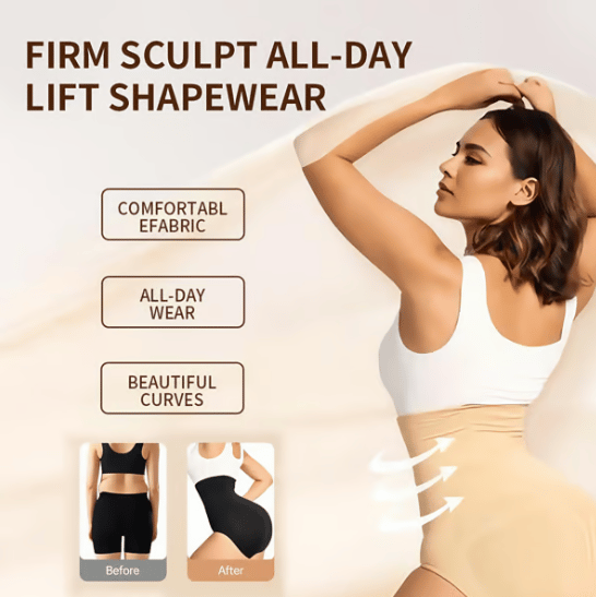 🔥Buy 1 Get 1 Free🔥70% OFF👙High Waist Tummy Control Shapewear Panties