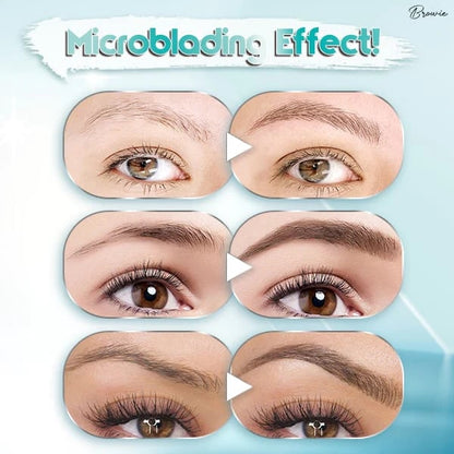 🎉 Oferta increíble 80% DE DESCUENTO🔥¡Compra 1 y llévate 1 gratis!💎¡Resistente al agua y 4 puntas para cejas naturales!