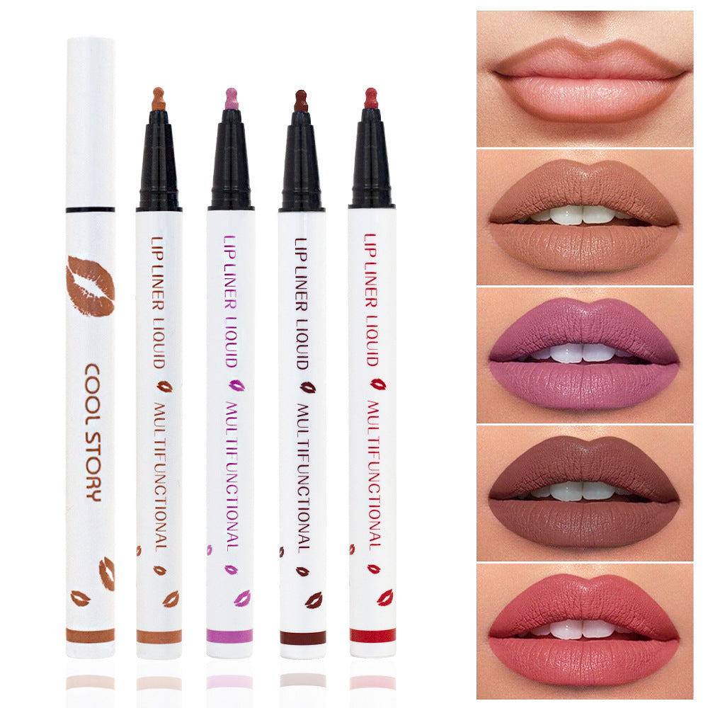 🔥 COMPRA 1 Y LLÉVATE 1 GRATIS, Cada uno por solo £4.99💋Delineador de labios mate de larga duración y resistente al agua