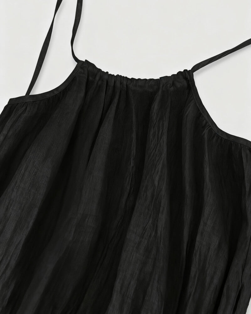 💃LAST DAY SAEL 50% OFF!!✨Women's Solid Color Backless Cami Dress💕