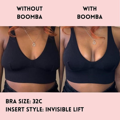 🔥LAST DAY SALE ONLY ￡7.99!!💕OUFALI Lift Inserts for Bras – Lightly Padded, Double-Sided Adhesive👙 Reusable, Washable • Natural Lift • Seamless Under Clothing ✨
