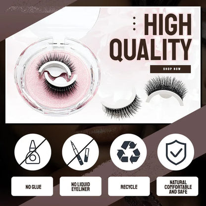 🔥WATERPROOF ！SELF-ADHESIVE EYELASHES
