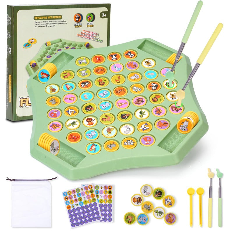 🎁¡PROMOCIÓN ÚLTIMO DÍA 50% DE DESCUENTO!⏰Juego de mesa Flip-Match para niños – Tablero de ajedrez Flip DIY para niños