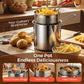 🔥304 Stainless Steel Multifuntional Fryer