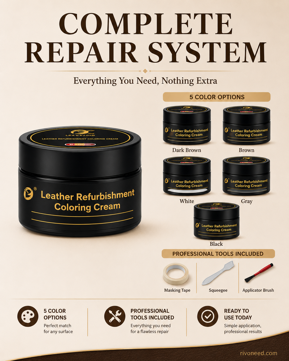 Professional Leather Care, Complete with Color Filling and Repair! 🌟