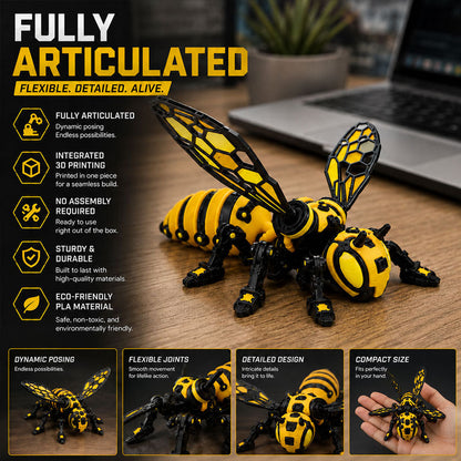 🐝 Mechanical Bee Figurine